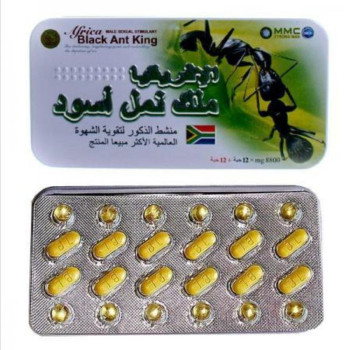 Africa Black ant King (Африканский черный королевский муравей) 12таб+12шар