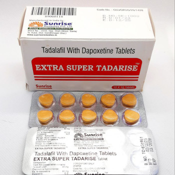 Extra Super Tadarise (Тадалафил 40мг + Дапоксетин 60мг) 10таб