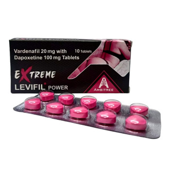 Extreme Levifil Power (Варденафил 20мг + Дапоксетин 100мг) 10таб