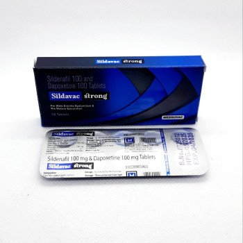 Sildavac Strong (Виагра 100мг + Дапоксетин 60мг) 10таб