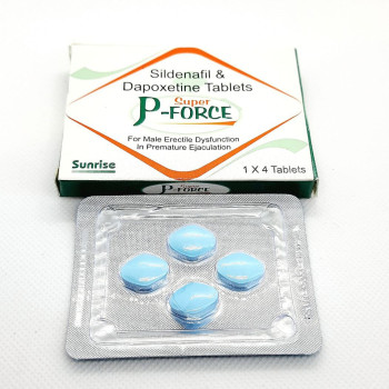 Super P Force (Силденафил 100мг + Дапоксетин 60мг) 4таб