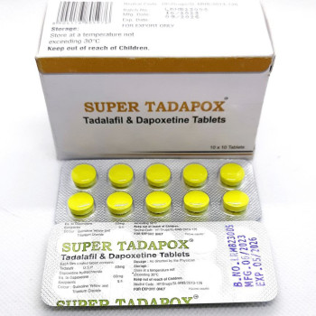 Super Tadapox (Тадалафил 40мг + Дапоксетин 60мг) 10таб