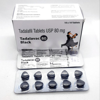 Tadalavac Black-80 (Тадалафил 80мг) 10таб