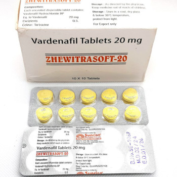 Zhewitra Soft-20 (Варденафил Софт 20мг) 10таб